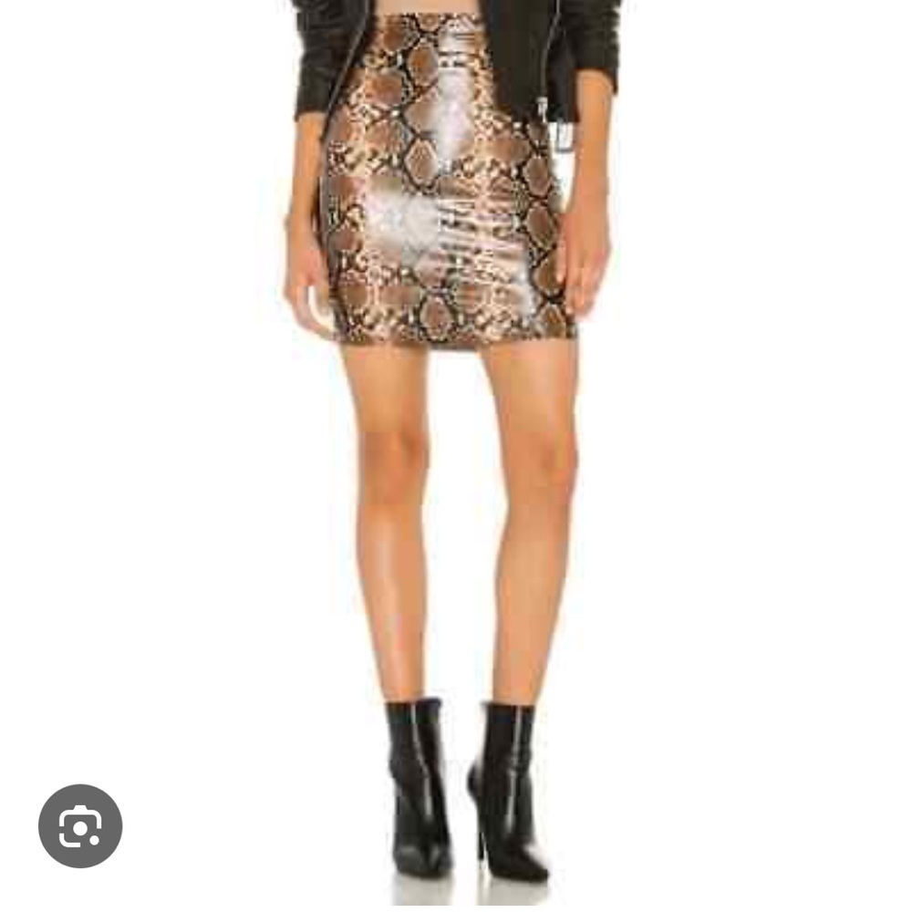 Commando Snakeskin Stretch Mini Skirt